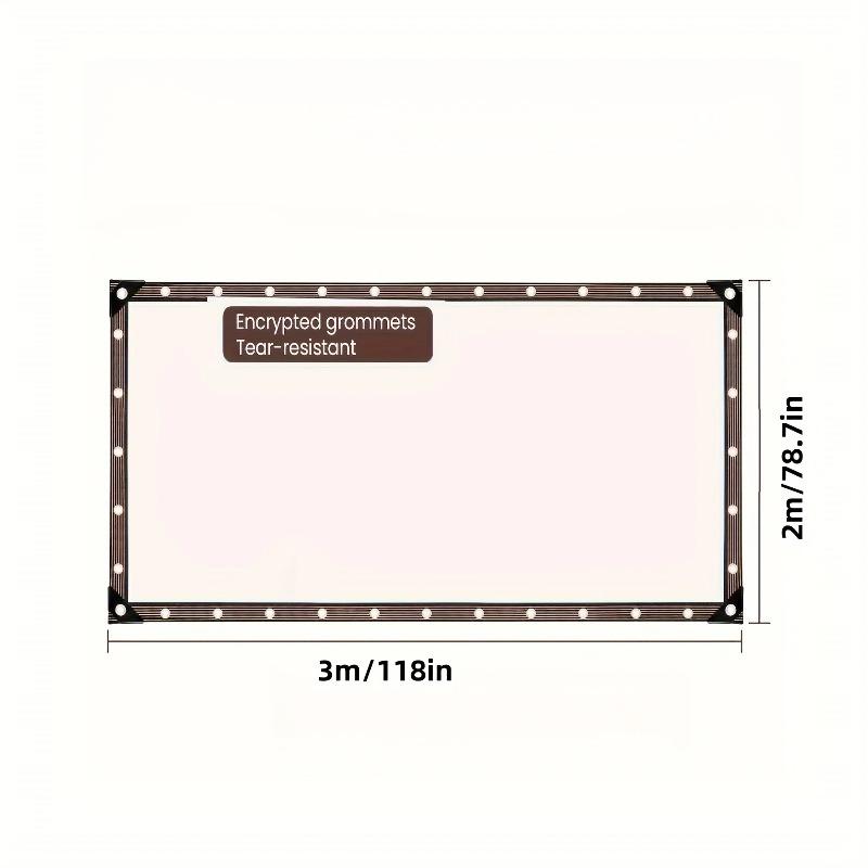 Transparent Waterproof Cloth Rainproof and Sunscreen Tarpaulin - Very Suitable for Garden Courtyard Balcony Sunshade and Camping