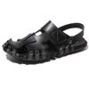 Italian Brand Men's Beach Shoes Handmade Sole Wear-resistant Hiking Shoes Breathable Summer Hot Selling Men's Sandals Soft Soles