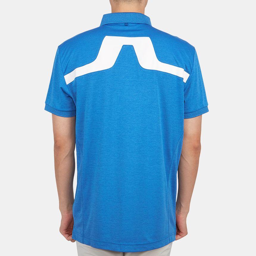 J.Lindeberg Regular Fit Polo Shirt With Back Logo Men tops Blue GMJT07624-O478
