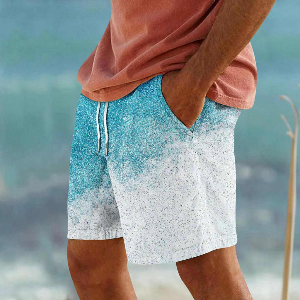 Short de sport décontracté en coton et lin pour homme, pantalon de jogging décontracté avec poches