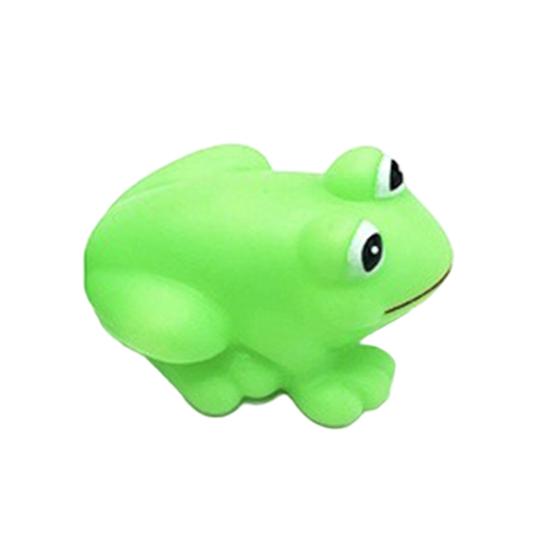 10Pcs Bath Toys for Toddlers Vinyl Squeeze Cartoon Frog Toy Shower Safe Water Toy for Sensory Learning