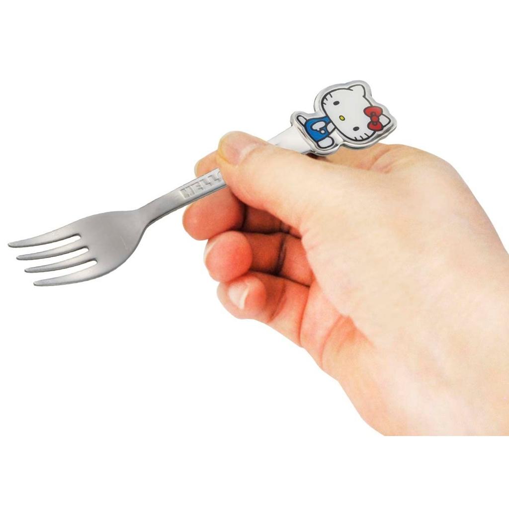 Skater Stainless Steel 3D Fork for Hello Kitty and Sanrio Fork, Die-Cut Kids, Design, DFS1C-A