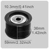 Metal Drive Belt Idler Pulley for Toyota Tundra 2007-2021 Sequoia 2008-2017 Land Cruiser Cruiser 1660338011, 1660338012