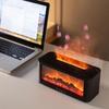 Fireplace Remote Control Flame Aroma Diffuser Realistic Flame Effect 7 Soothing Light Modes Over 8 Hours Runtime