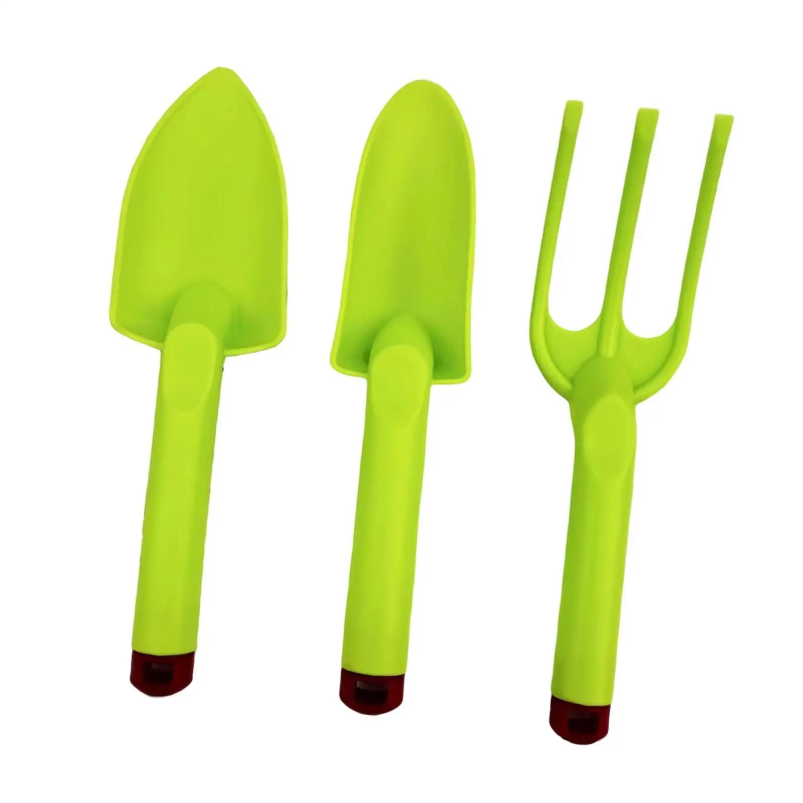 3Pcs Kids Gardening Tools for  Birthday Gifts Portable Small Garden Tool  Small Shovel Garden Planting Soil Gardening Tool