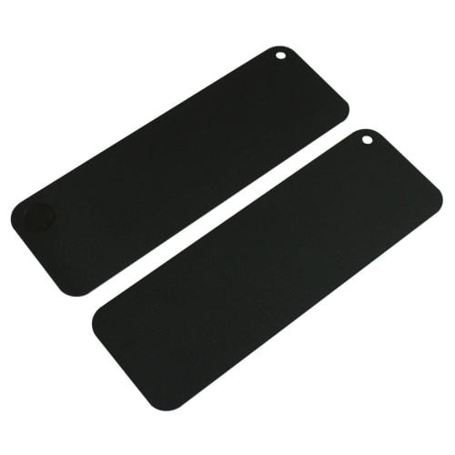 Belca (MSH-BK2E) Made in Japan Antibacterial Slim Cutting Board Sheets, Set of 2, Soft Type, 11.5cm x 33.8cm x 0.2cm, Black, Soft, Lightweight, Water-