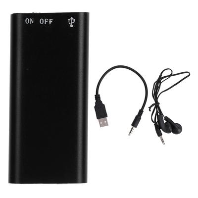 Mini Audio Voice Recorder Power Off Save Voice Activated Digital Sound Audio Recorder Long Standby with MP3 Playback 16G