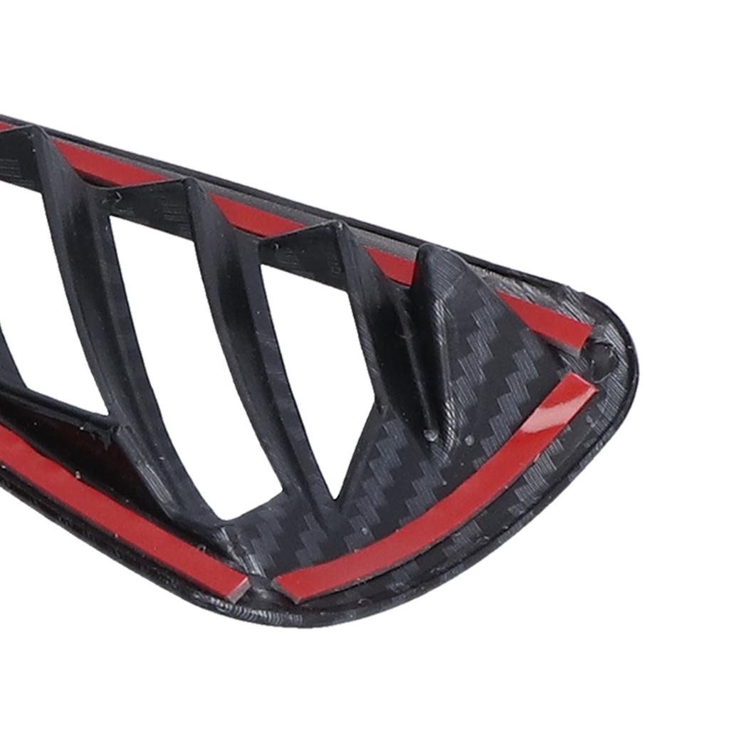2pcs Car Air Vent Outlet Cover Trim Front Upper Carbon Fiber Style Replacement for Mazda CX‑3 CX3 2017‑2018