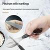 9-Piece Dual-End Stainless Steel Magnetic Measuring Spoons with Gram Scale