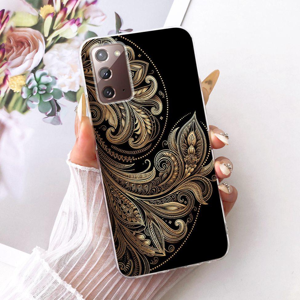 Clear For Samsung Galaxy Note20 5G Case Fashion Fashion Funny Cute Painted Cover For Samsung Note20 5G SM-N981B SM-N981W Casing