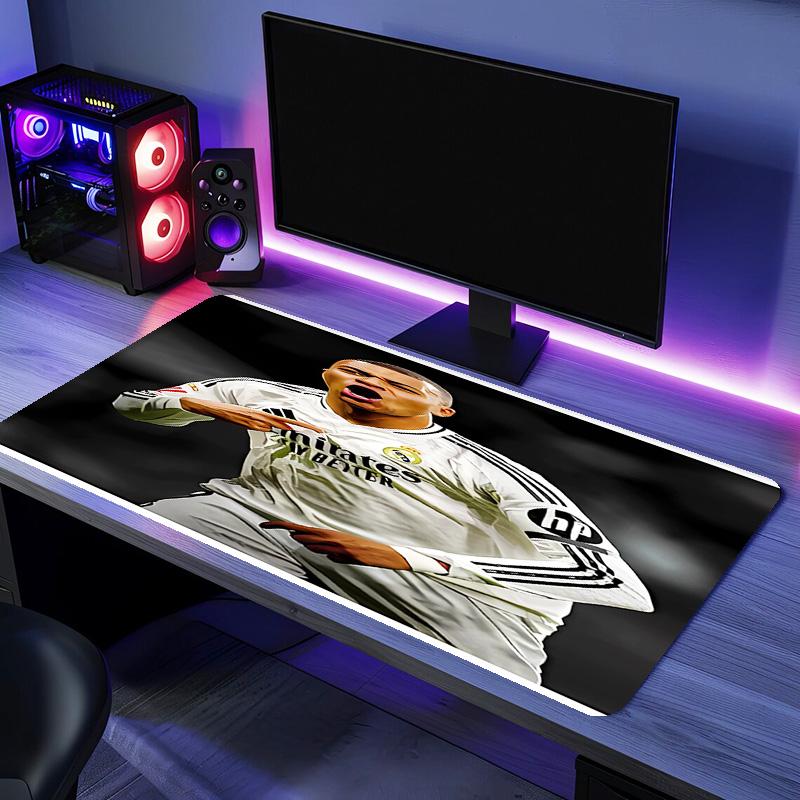 Kylian Mbappé Mouse Pad - Non-Slip Rubber Base, Smooth Surface for Work,Gaming,Office,And Home Use, Desk Mouse Pad