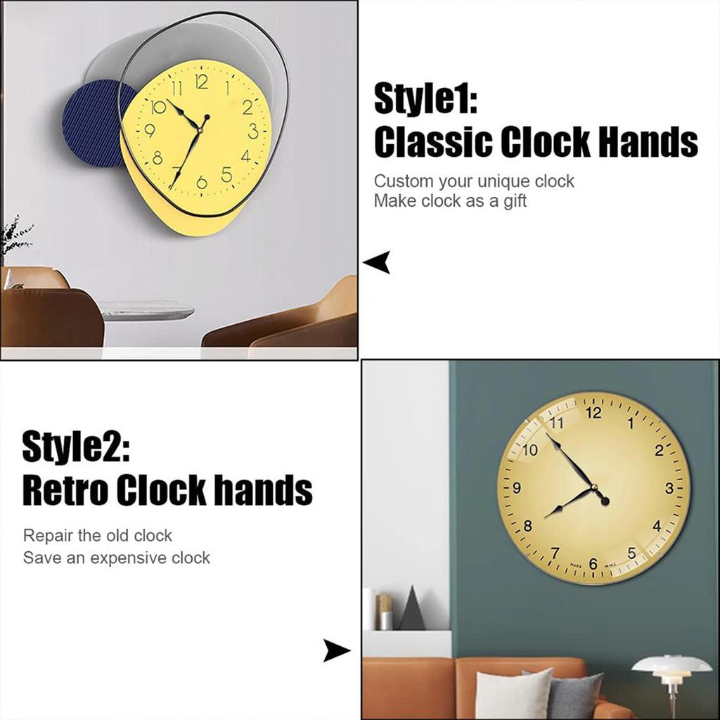 DIY Sada mechanismu hodin s vysokým točivým momentem Dlouhá hřídel Křemenný mechanismus Pohyb hodin pro velké nástěnné hodiny