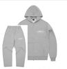 Alcatraz Trend Street Loose Sweater Set Men's and Women's Trend Hip Hop Sports Zipper Hooded Pants Set