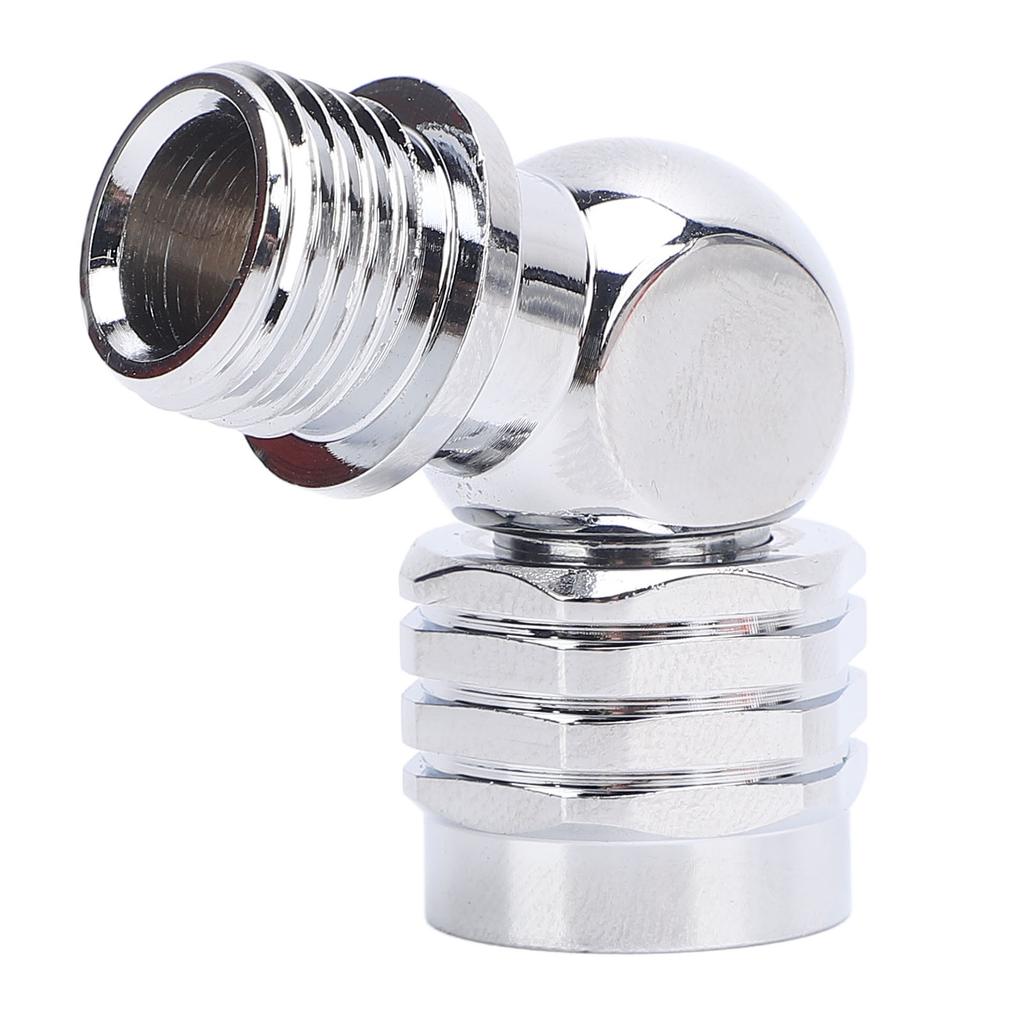 Diving Regulator Connector 110 Degree Angle Stainless Steel Rotating Adapter for Second Stage Regulator