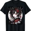 Enigmatic Enchantress_ Gothic Girl Graphic Design T-Shirt