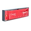 Harmonica 10 Hole 20 Tune C Key Professional Standard Mouth Organ with Case for Kid Beginner Red