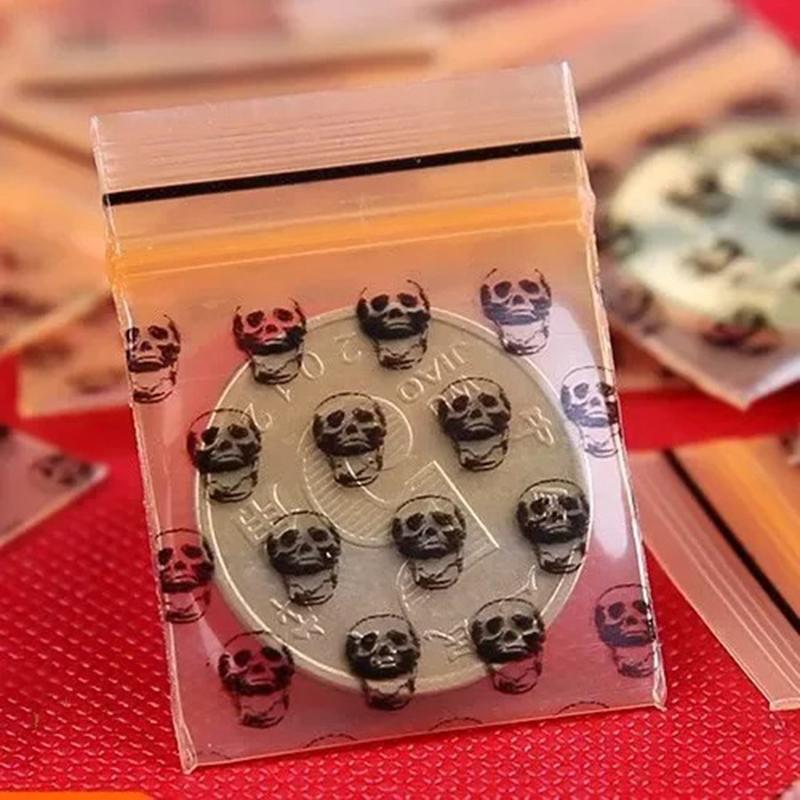 1000 Stück Mini-Beutel aus transparentem PE mit Zip-Verschluss, Aufbewahrungsbeutel für Kleinteile, Kunststoffverpackungen, Ohrring-, Pillen- und Anhänger-Plastiktüten, Testbeutel