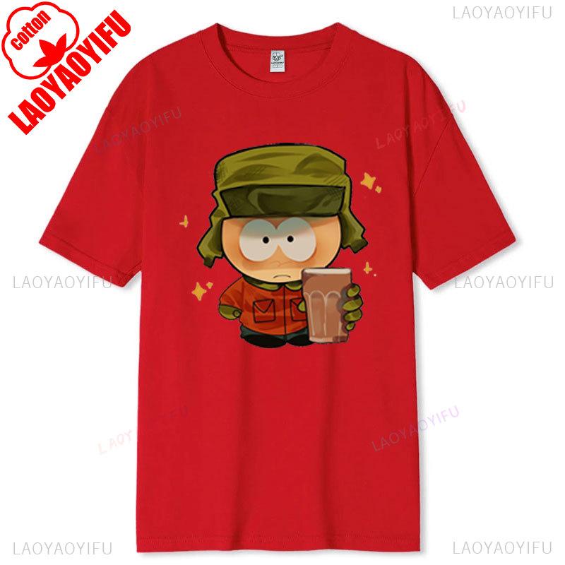 South Park Funny Cartoon Anime Graphic T-Shirt Soft Comfortable Cotton Unisex Round Neck Summer Fashion Tee for Men and Women