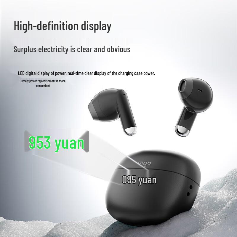 aigo TQ15 HIFI Wireless Bluetooth Semi-In-Ear Earbuds