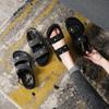 2025 new summer Roman shoes sandals fairy wind beach shoes students thick soles non-slip versatile