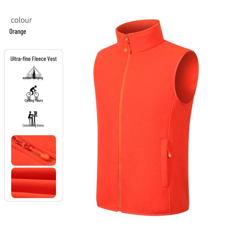 DJI Custom Logo Polar Fleece Vest - Winter Corporate Team Workwear Vest