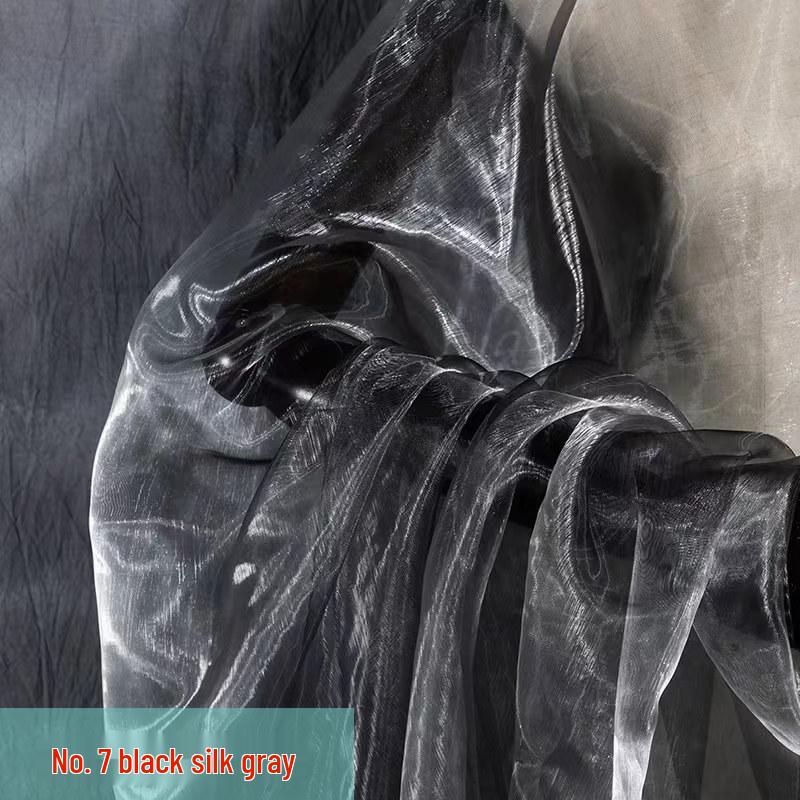 Iridescent Two-Tone Gradient Organza Pearl Gauze for Performance Costumes, Weddings, and Kindergarten Events