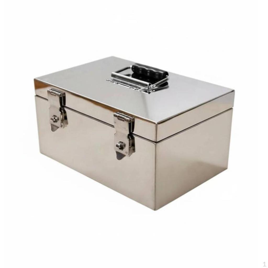 Portable Lockbox Sturdy Construction Box Deposit Opening Money Organizer for Small Business Owners,