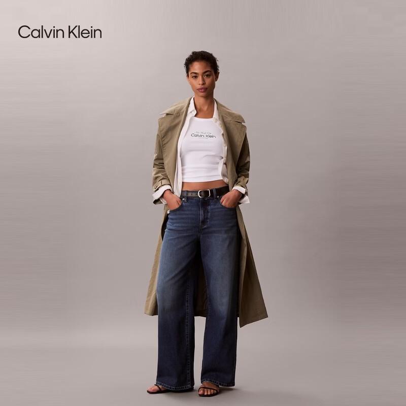 Calvin Klein Jeans Women's Ribbed CK Embroidery Tank Top