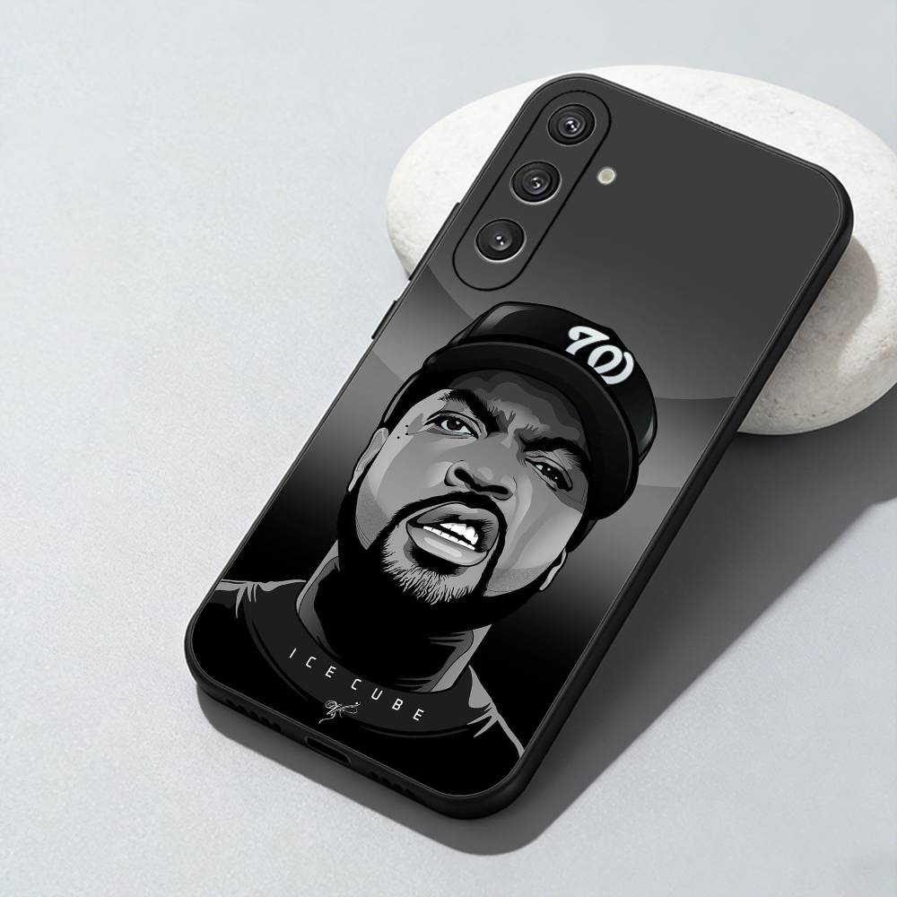 Rapper I-Ice C-Cube Phone Case For Samsung Galaxy A73,A72,A71,A70,A52,A51 Others Soft Black Cover