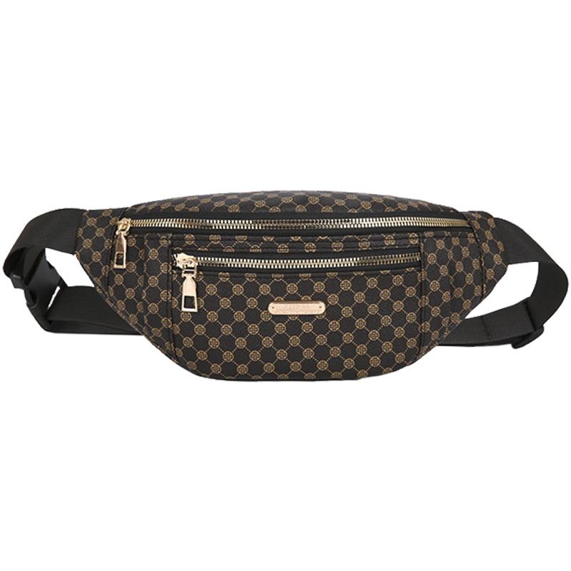 Trendige Damen-Bauchtasche mit mehreren Mustern Stilvolles Design für den täglichen Gebrauch Outdoor-Ausflüge Mehrere Taschen Vielseitige Praktische Tasche