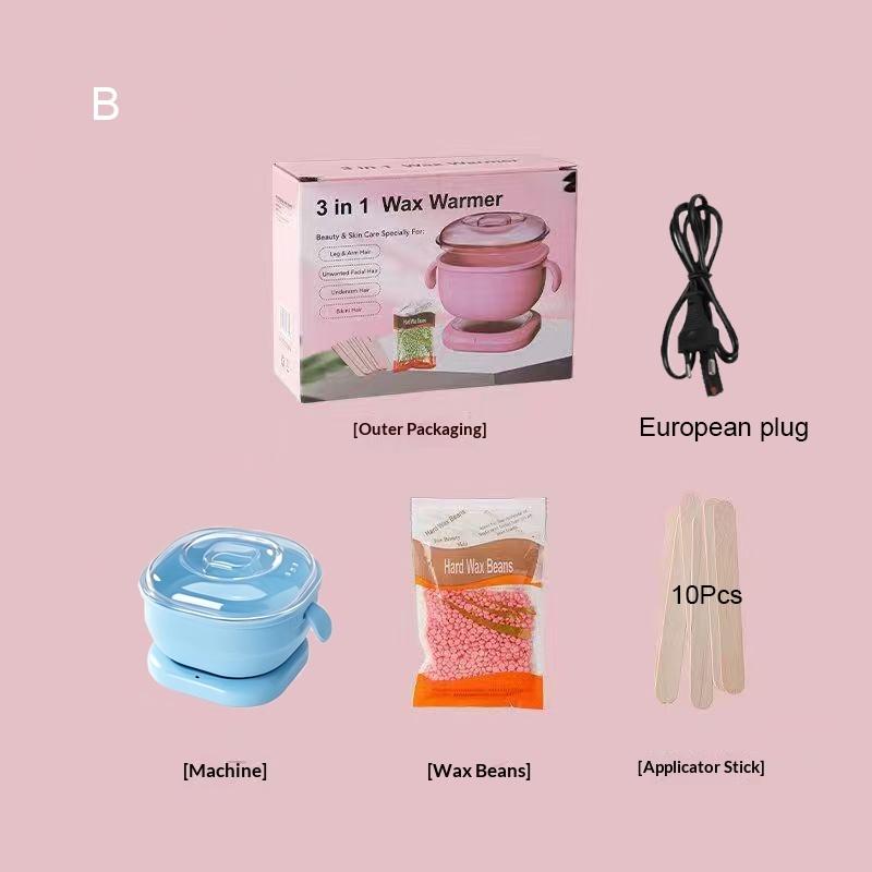 Scaldacera Pieghevole Macchina per Depilazione a Cera Scaldacera in Silicone Portatile 400 ml Epilatore per Corpo Spa Pentolino per Cera Paraffinica per Viaggio