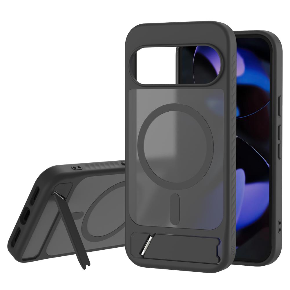 

LEREACH Серия Le-Chic Чехол для телефона для Google Pixel 10/10 Pro/9/9 Pro, Совместимый с подставкой MagSafe Чехол из ТПУ+ПК Grey