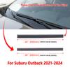 For Subaru Outback 2021 2022 2023 2024 Wiper Refill Rubber Strip Car Wiper Accessories 1Pair