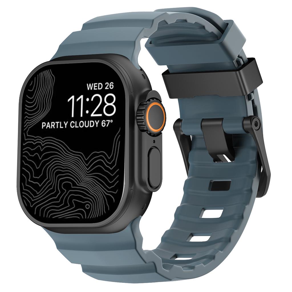 Trail Silicone Strap For Apple Watch Ultra 3 2 49mm Band 11 10 9 8 7 46mm 45mm High-end Bracelet Wristband iWatch 6 5 SE 3 44mm