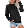 Women's Fashionable Long-sleeved Pullover And Solid-color Sweatshirt
