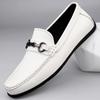 Summer New Daily Simple Lazy Doudou Shoes Advanced Soft-soled Casual Leather Shoes