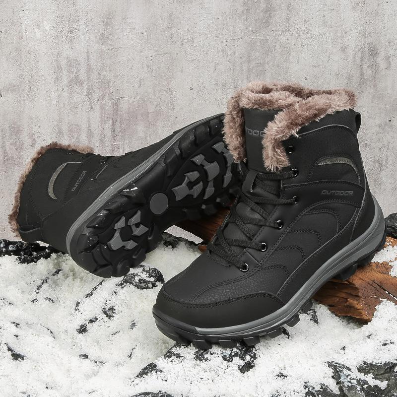 Snow boots autumn and winter new leisure sports men's outdoor cotton shoes fashion outdoor hiking shoes cotton shoes men's shoes