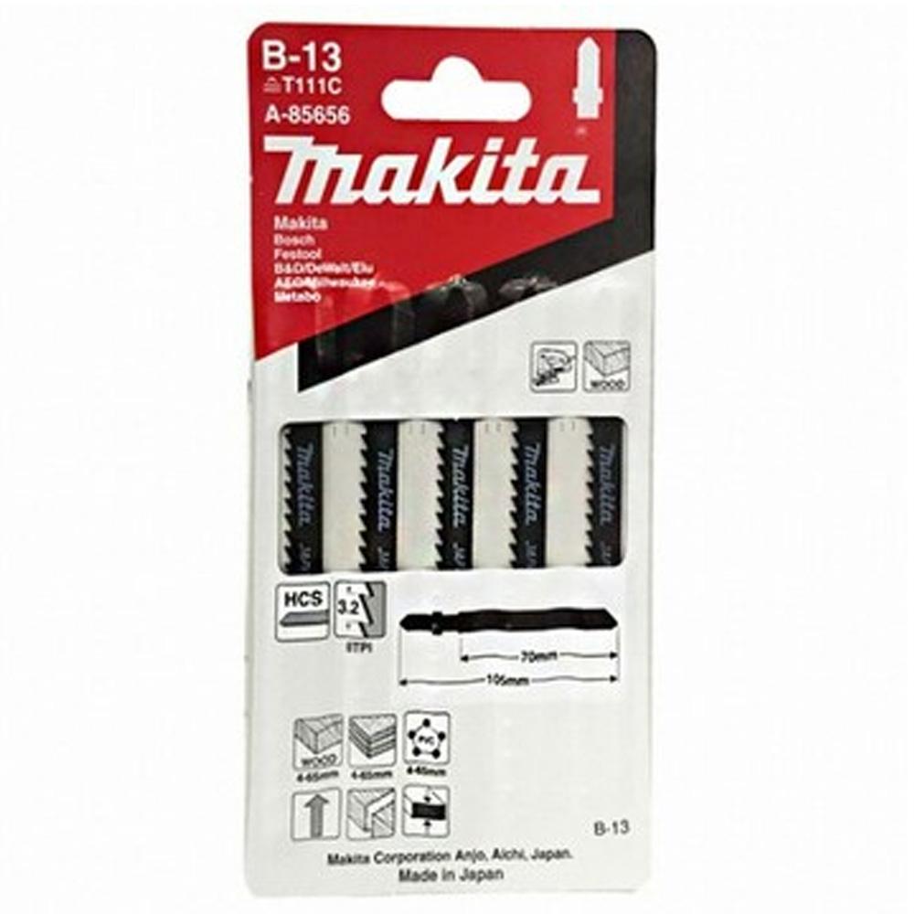 

Makida A 85656 Полотно для лобзика [Обычное дерево B 13 5 шт.]