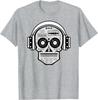 Sugarskull DJ Table Shirt Skull Disc Jockey Headphones TShirt