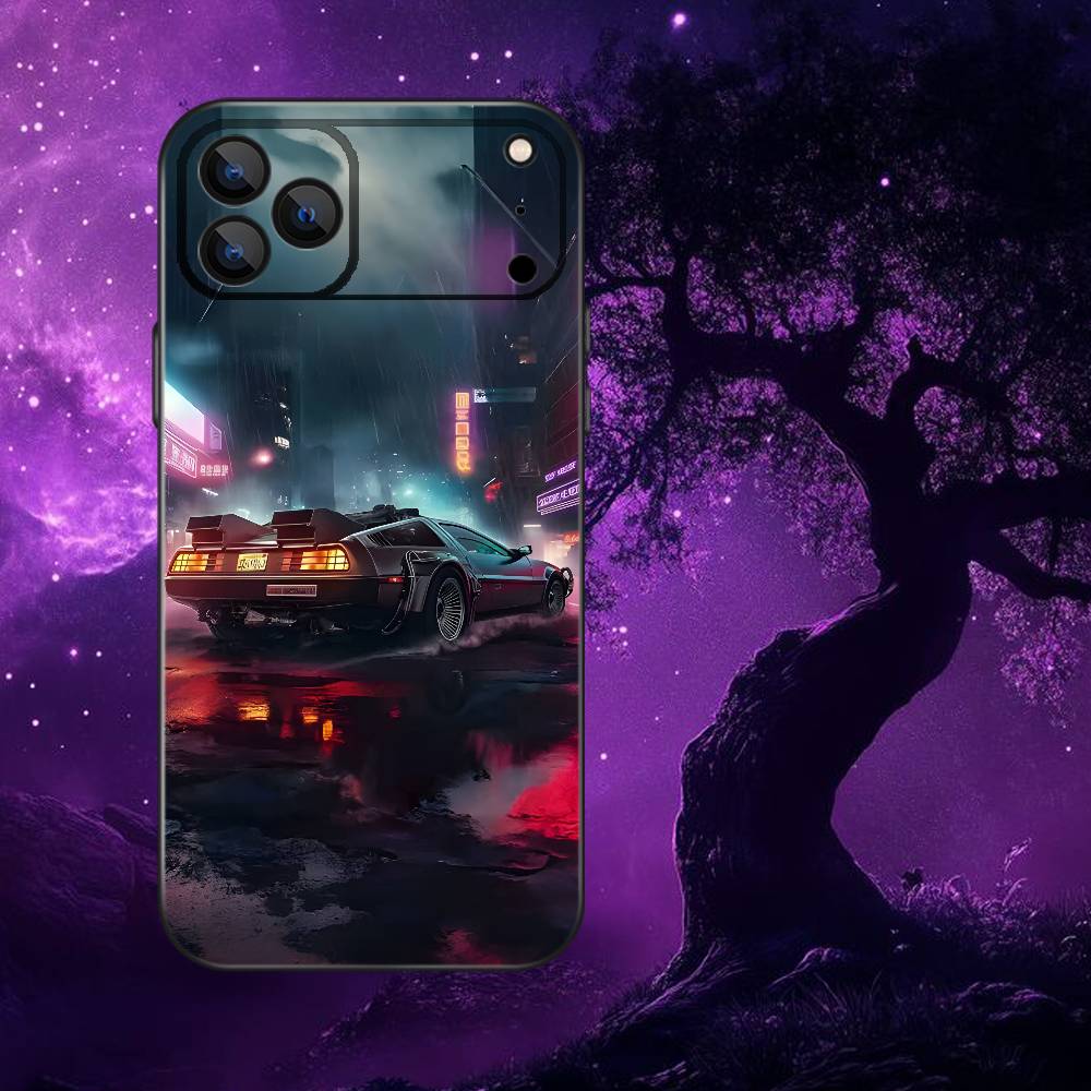 Movie Back The F-Future Phone Case For iPhone 17,16,15,14,13,12,Pro,Max,Plus,E,SE4,Air,Mini Black Soft Box