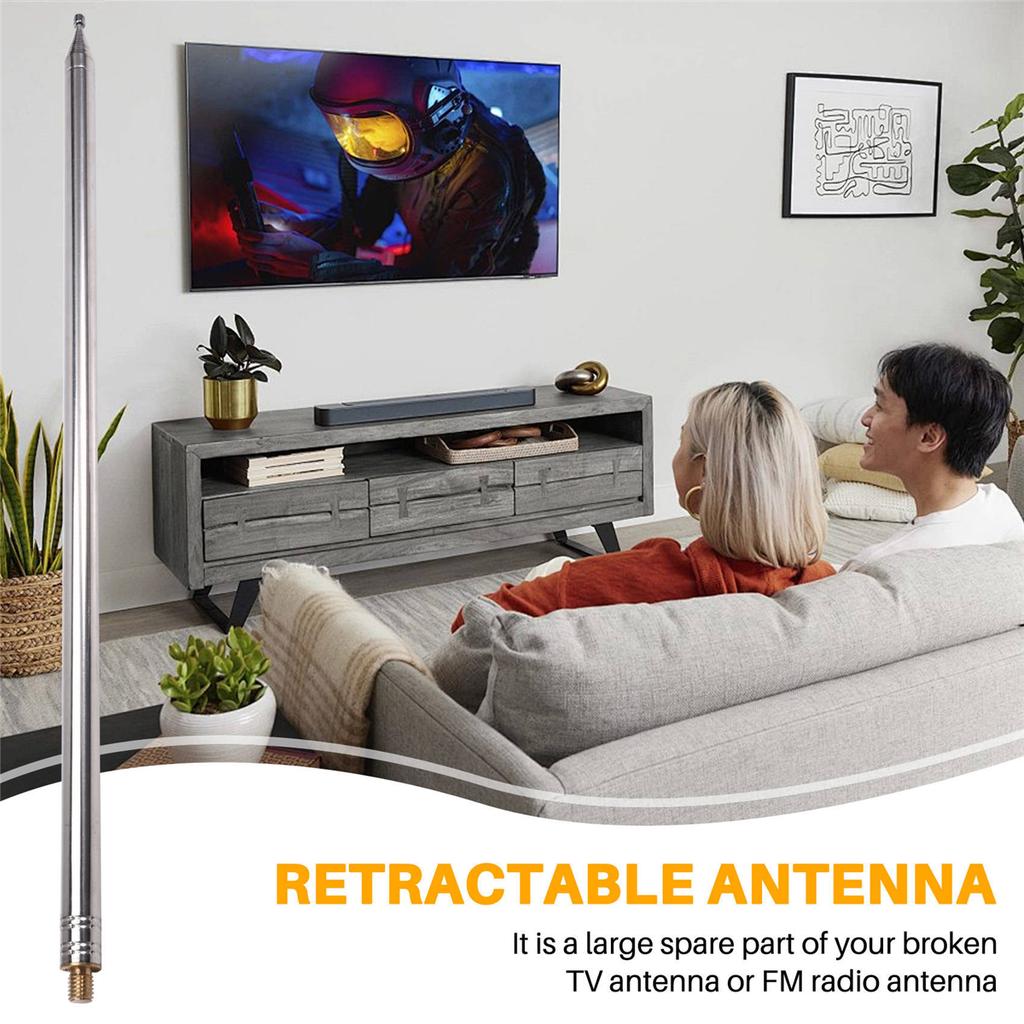 ABIY-5.6M Whip Pull Rod Antenna for HF Radio Positive V Antenna GP Antenna Telescopic Antenna DIY M10 Shortwave Antenna