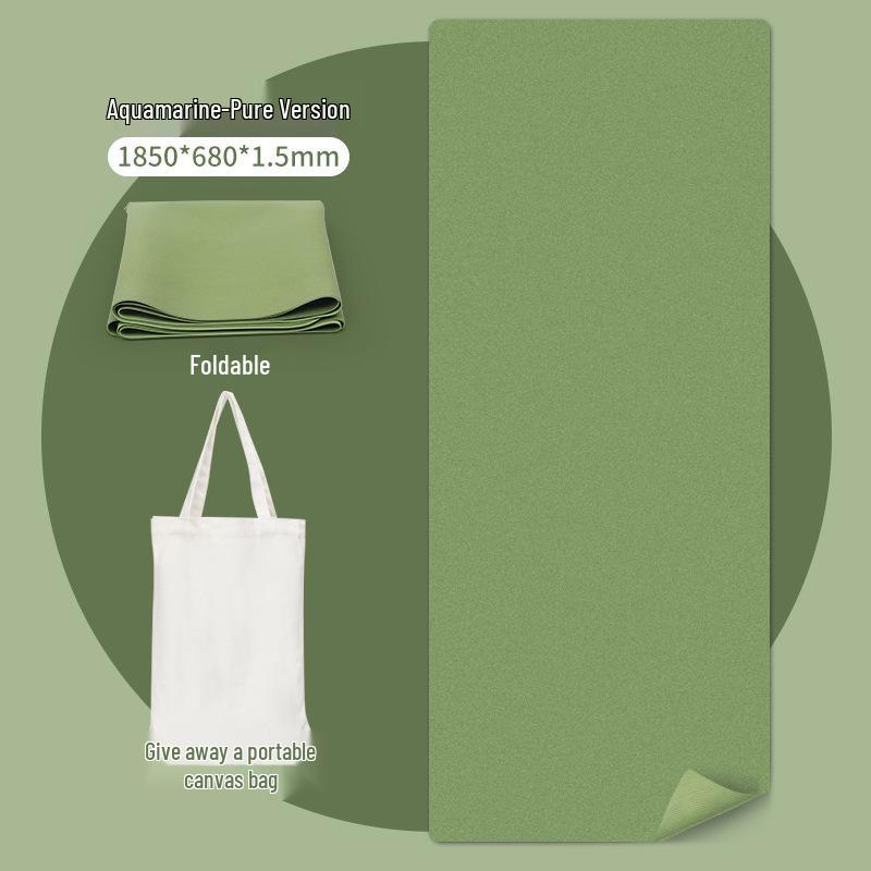 Portable 1.5mm Coconut Fiber Non-Slip Yoga Mat, Natural Rubber, PU - Ideal for Women