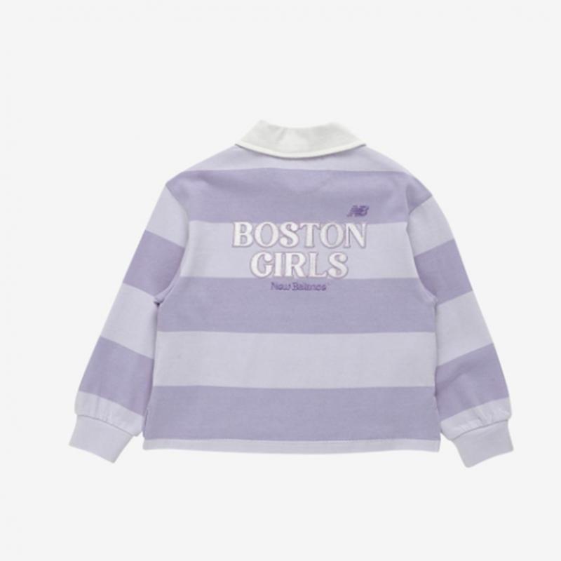 New Balance Kids Collar STripe T shirT B1 Nk9bf1801g 19 88