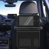 Car Back Seat Organizer with Tablet Holder, Waterproof Kick Mat Storage Bag for Kids Snack Toys for SUV Sedan Truck RV Road Trip