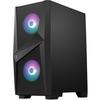 Msi boitier pc mag forge 100r - noir - verre trempé - format atx (306-7g03r21-809)