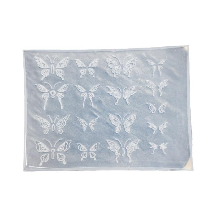 Ideal Silicone Mold For Butterfly Wing Emboss Nail Art Perfect For Special Occasions Daily Use And Professional Nail Designs 1