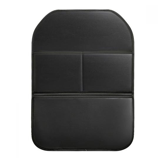 

1/2Pcs Car Back Seat Protector Faux Leather Waterproof Automotive Kick Mat Front Seat Storage Organizer with Large Pockets Car Accessories