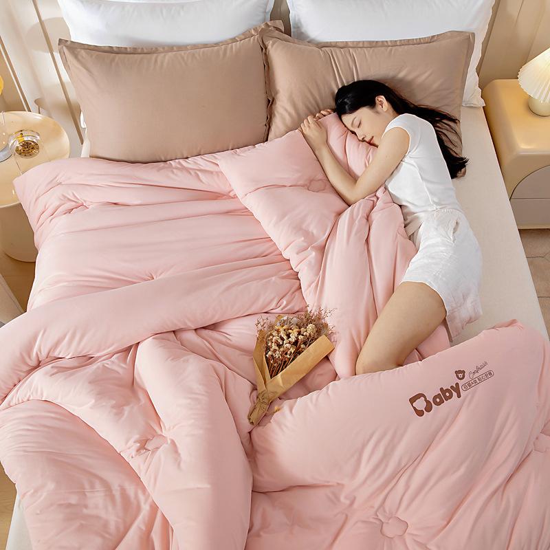 Class A Velvet Baby Quilt – Thick, Skin-Friendly, Comforter for Winter, Spring, and Autumn 150x200cm, 2.6 Jin, Spring/Autumn Quilt