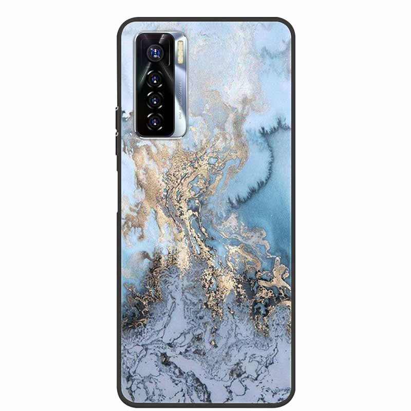 For Tecno Camon 17 Pro Case Soft Silicone Fundas Back Cover For Tecno Camon 17P 2021 Phone Case Camon17 Pro 6.8 inch TPU Cover