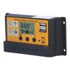 Smart Charge Controller Photovoltaic Power Generation Automatic Control Equipment 12V 24V 30AYellow